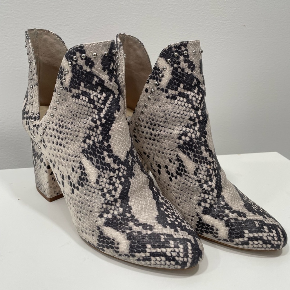 Steve Madden Snakeskin Booties